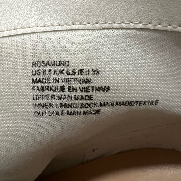 JustFab White Ankle Pointed Toe Heeled Booties Size 8.5 EUC - Picture 7 of 9